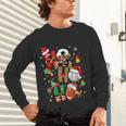 Santa Baseball Football Soccer Pajamas Ho Ho Christmas Xmas Unisex Long Sleeve T-Shirt Santa Baseball Football Soccer Pajamas Ho Ho Christmas Xmas Unisex Long Sleeve T-Shirt