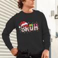 Santa Bruh Baseball Christmas Xmas Meme Pajamas Family Unisex Long Sleeve T-Shirt