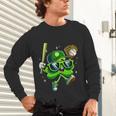 Shamrock Lucky Clover Baseball Patricks Day Family Matching Unisex Long Sleeve T-Shirt
