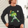 Shamrock Playing Baseball St Patricks Day Men Boys Kid Unisex Long Sleeve T-Shirt Shamrock Playing Baseball St Patricks Day Men Boys Kid Unisex Long Sleeve T-Shirt