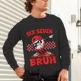 Six Seven 67 Bruh Baseball Valentine’s Day Teens Boys Kids Unisex Long Sleeve T-Shirt Six Seven 67 Bruh Baseball Valentine’s Day Teens Boys Kids Unisex Long Sleeve T-Shirt