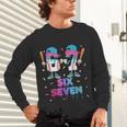 Six Seven Baseball Ice Cream Drip 6 7 Meme Gen Alpha Slang Unisex Long Sleeve T-Shirt Six Seven Baseball Ice Cream Drip 6 7 Meme Gen Alpha Slang Unisex Long Sleeve T-Shirt