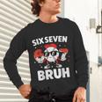 Six Seven Bruh Valentines Baseball Kids 67 Valentine Boys Unisex Long Sleeve T-Shirt Six Seven Bruh Valentines Baseball Kids 67 Valentine Boys Unisex Long Sleeve T-Shirt