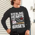 Stealing Hearts Like I Steal Bases Baseball Valentines Unisex Long Sleeve T-Shirt Stealing Hearts Like I Steal Bases Baseball Valentines Unisex Long Sleeve T-Shirt