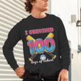 I Survived 100 Days Of School Baseball Cream Drip Boys Unisex Long Sleeve T-Shirt I Survived 100 Days Of School Baseball Cream Drip Boys Unisex Long Sleeve T-Shirt