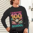 I Survived 100 Days Of School Baseball Ice Cream Drip Unisex Long Sleeve T-Shirt I Survived 100 Days Of School Baseball Ice Cream Drip Unisex Long Sleeve T-Shirt