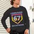 I Survived 67 Days Of School Baseball Trend For Boys Girls Unisex Long Sleeve T-Shirt