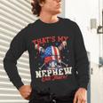 That's My Nephew Out There Baseball Cream Drip Crossed Bat Unisex Long Sleeve T-Shirt That's My Nephew Out There Baseball Cream Drip Crossed Bat Unisex Long Sleeve T-Shirt