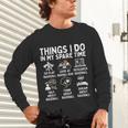 Things I Do In My Spare Time Baseball Lover Unisex Long Sleeve T-Shirt Things I Do In My Spare Time Baseball Lover Unisex Long Sleeve T-Shirt