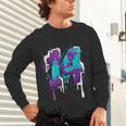 Vintage Baseball 14 Number Unisex Long Sleeve T-Shirt Vintage Baseball 14 Number Unisex Long Sleeve T-Shirt