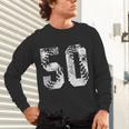 Vintage Baseball Number 50 Jersey Player Uniform Unisex Long Sleeve T-Shirt Vintage Baseball Number 50 Jersey Player Uniform Unisex Long Sleeve T-Shirt
