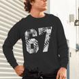 Vintage Baseball Number 67 Jersey Player Uniform Unisex Long Sleeve T-Shirt Vintage Baseball Number 67 Jersey Player Uniform Unisex Long Sleeve T-Shirt