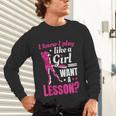 Women's Play Like A Girl Softball Baseball Girls Unisex Long Sleeve T-Shirt