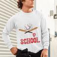 100 Days Of School Baseball 100 Days Smarter Boys Student Unisex Long Sleeve T-Shirt