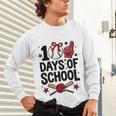 100 Days Of School Coquette Bow Baseball 100th Day Girl Kid Unisex Long Sleeve T-Shirt 100 Days Of School Coquette Bow Baseball 100th Day Girl Kid Unisex Long Sleeve T-Shirt