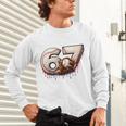 6 7 Six Seven American Baseball Graphic Unisex Long Sleeve T-Shirt 6 7 Six Seven American Baseball Graphic Unisex Long Sleeve T-Shirt