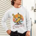 Bananas Baseball Sunset Retro Fruit Sports Boys Kids Men Premium Tri-Blend Unisex Long Sleeve T-Shirt Bananas Baseball Sunset Retro Fruit Sports Boys Kids Men Premium Tri-Blend Unisex Long Sleeve T-Shirt