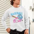 Baseball Or Bows Brother Loves You Gender Reveal Boy Or Girl Unisex Long Sleeve T-Shirt