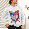 Baseball Boys Ice Cream Drip Baseball Unisex Long Sleeve T-Shirt Baseball Boys Ice Cream Drip Baseball Unisex Long Sleeve T-Shirt