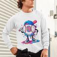 Baseball Drip 8th 8 Year Old Birthday Boys Pitcher Player Unisex Long Sleeve T-Shirt