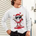 Baseball Drip Ice Cream Sunglasses Boys Youth Kids Valentine Unisex Long Sleeve T-Shirt Baseball Drip Ice Cream Sunglasses Boys Youth Kids Valentine Unisex Long Sleeve T-Shirt
