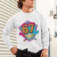 Baseball Drip Jersey Number 67 For Players & 67th Birthday Premium Tri-Blend Unisex Long Sleeve T-Shirt Baseball Drip Jersey Number 67 For Players & 67th Birthday Premium Tri-Blend Unisex Long Sleeve T-Shirt