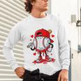 Baseball Drip Valentines Unisex Long Sleeve T-Shirt Baseball Drip Valentines Unisex Long Sleeve T-Shirt