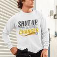 Baseball Fan Shut Up I'm Doing Game Changer Premium Tri-Blend Unisex Long Sleeve T-Shirt Baseball Fan Shut Up I'm Doing Game Changer Premium Tri-Blend Unisex Long Sleeve T-Shirt
