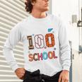 Baseball Football Basketball I Survived 100 Days Of School Unisex Long Sleeve T-Shirt Baseball Football Basketball I Survived 100 Days Of School Unisex Long Sleeve T-Shirt