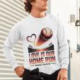 Baseball Valentine Forever On Deck For You Unisex Long Sleeve T-Shirt Baseball Valentine Forever On Deck For You Unisex Long Sleeve T-Shirt