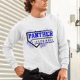 Blue Panther Baseball Home Plate Game Day Mascot Panther Unisex Long Sleeve T-Shirt Blue Panther Baseball Home Plate Game Day Mascot Panther Unisex Long Sleeve T-Shirt