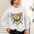 Camo Baseball Dripping Military Camouflage Sports Men Boy Unisex Long Sleeve T-Shirt