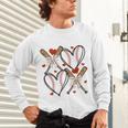 Coquette Bow XOXO Baseball Lover Heart Valentine Game Day Unisex Long Sleeve T-Shirt Coquette Bow XOXO Baseball Lover Heart Valentine Game Day Unisex Long Sleeve T-Shirt