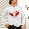 Cute Baseball &Cupid Wings Happy Valentines Boys Men Unisex Long Sleeve T-Shirt Cute Baseball &Cupid Wings Happy Valentines Boys Men Unisex Long Sleeve T-Shirt