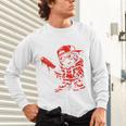 Drippy Baseball Mascot Valentine Heart Glasses Cartoon Unisex Long Sleeve T-Shirt Drippy Baseball Mascot Valentine Heart Glasses Cartoon Unisex Long Sleeve T-Shirt
