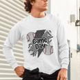 Game Day Baseball Retro Checkered Baseball Unisex Long Sleeve T-Shirt