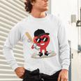 Heart Playing Baseball Valentine Baseball Unisex Long Sleeve T-Shirt Heart Playing Baseball Valentine Baseball Unisex Long Sleeve T-Shirt