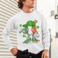 Kids Boys St Patricks Day Irish Flag Kids Baseball Ice Cream Drip Unisex Long Sleeve T-Shirt Kids Boys St Patricks Day Irish Flag Kids Baseball Ice Cream Drip Unisex Long Sleeve T-Shirt