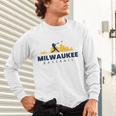 Milwaukee Baseball Minimalist City Skyline Baseball Lover Unisex Long Sleeve T-Shirt Milwaukee Baseball Minimalist City Skyline Baseball Lover Unisex Long Sleeve T-Shirt