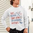Retro Eat Sleep Take Kids To Sports Repeat Game Day Baseball Unisex Long Sleeve T-Shirt Retro Eat Sleep Take Kids To Sports Repeat Game Day Baseball Unisex Long Sleeve T-Shirt