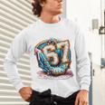 Six Seven Baseball Lifestyle 67 Meme Gen Alpha Slang Premium Tri-Blend Unisex Long Sleeve T-Shirt