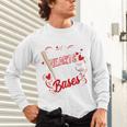 Stealing Hearts Like I Steal Bases Softball Baseball Batter Unisex Long Sleeve T-Shirt