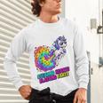 Unicorn Fart Valentine Stealing Hearts Blasting Farts Raglan Baseball Tee Unisex Long Sleeve T-Shirt