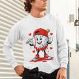 Valentine Baseball Heart Sports Men Boys Kid Unisex Long Sleeve T-Shirt