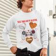 Valentines Day Boys Men Hearts Gaming Football Baseball Love Premium Tri-Blend Unisex Long Sleeve T-Shirt Valentines Day Boys Men Hearts Gaming Football Baseball Love Premium Tri-Blend Unisex Long Sleeve T-Shirt