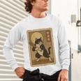 Vintage Japanese Ukiyo-e Baseball Cat Batting Unisex Long Sleeve T-Shirt Vintage Japanese Ukiyo-e Baseball Cat Batting Unisex Long Sleeve T-Shirt