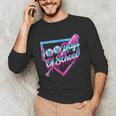 100 Days Of School Baseball 100th Day Ice Cream Boys Kids Unisex Long Sleeve T-Shirt 100 Days Of School Baseball 100th Day Ice Cream Boys Kids Unisex Long Sleeve T-Shirt