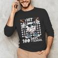 100 Days Of School Baseball Bat 100th Day Of School Unisex Long Sleeve T-Shirt