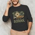100 Days Of School Baseball Camo Boys Kids 100th Day Unisex Long Sleeve T-Shirt