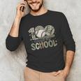 100 Days Of School Baseball Camo Celebration Unisex Long Sleeve T-Shirt